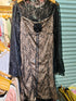 Lacey Long Sleeves Wide Neckline Short Dress